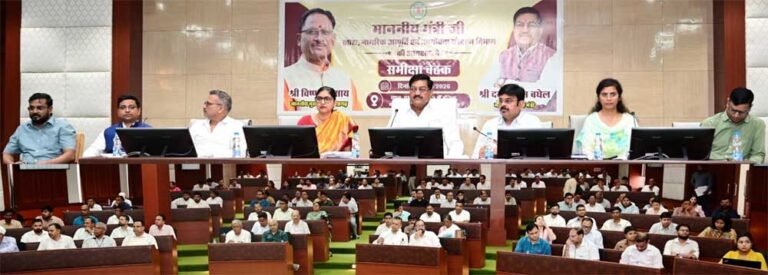 खाद्य मंत्री  दयालदास बघेल ने खरीफ विपणन वर्ष 2026-27 की तैयारियों की समीक्षा की