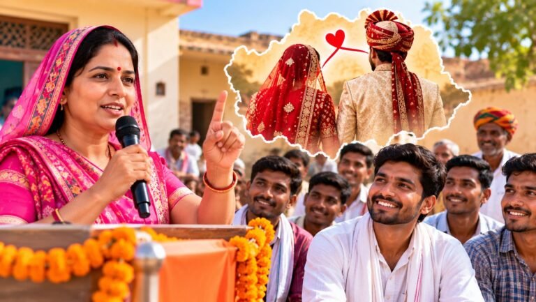 राजस्थान में अनोखा चुनावी वादा वायरल, कुंवारों के लिए दूसरे राज्यों से बहुएं लाने का दावा