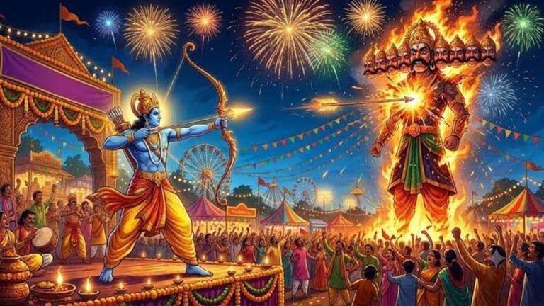 दशहरे पर क्यों जलाए जाते हैं रावण, कुंभकर्ण और मेघनाद के पुतले? जानें विजयादशमी का महत्व और मुहूर्त