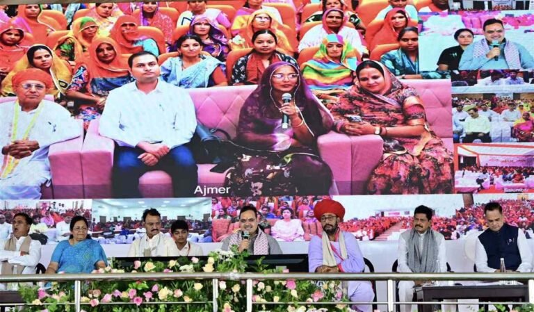नारी शक्ति सम्मेलन में CM भजनलाल का बड़ा ऐलान, महिलाओं को मिली करोड़ों की सौगात और योजनाओं का लाभ