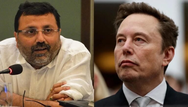 एलन मस्क पर भड़के BJP सांसद निशिकांत दुबे, Starlink को बताया राष्ट्रीय सुरक्षा के लिए खतरा