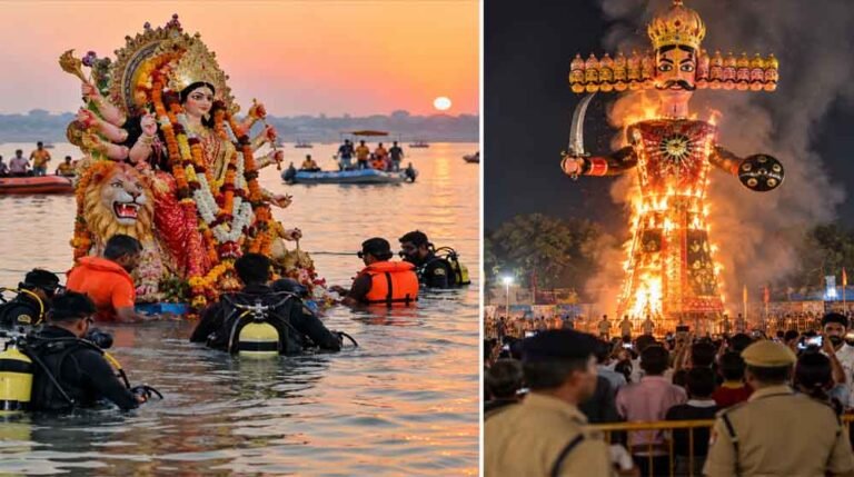 दशहरे पर संकरी गलियों में नहीं होगा रावण दहन, दुर्गा विसर्जन के लिए भोपाल प्रशासन के सख्त निर्देश