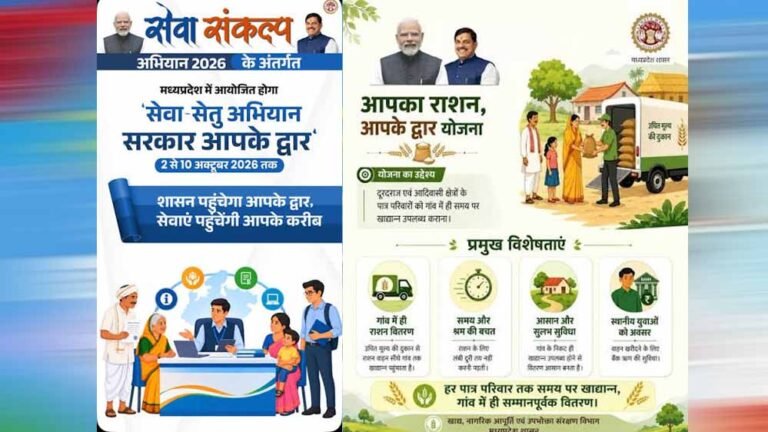 3 अक्टूबर को विकासखंड और 4 अक्टूबर को नगरीय क्षेत्रों में लगेंगे ‘सरकार आपके द्वार’ शिविर