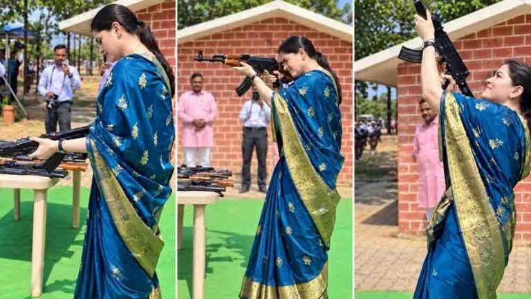 छत्तीसगढ़ की IPS अंकिता शर्मा का वीडियो चर्चा में, AK-47 से फायरिंग को लेकर उठे सवाल