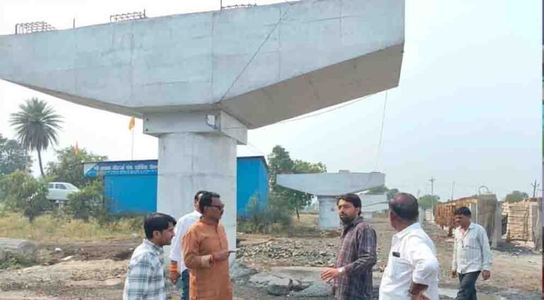 इंदौर में रेलवे ओवरब्रिज निर्माण में देरी, केलोदहाला ROB का 60% काम बाकी; रेलवे पोर्शन पर काम शुरू नहीं