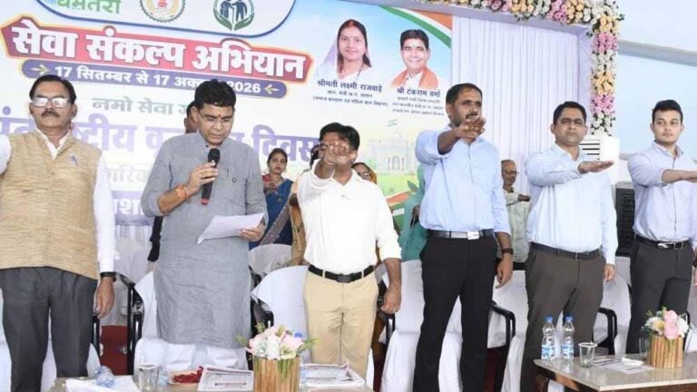 नशामुक्त छत्तीसगढ़ से ही साकार होगा ‘विकसित भारत 2047’ का सपना: मंत्री टंक राम वर्मा