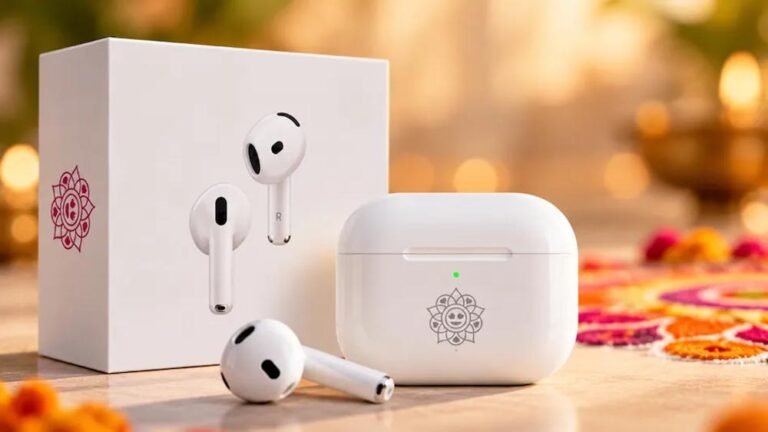 Apple का दिवाली धमाका! ₹17,900 में लॉन्च हुए रंगोली डिजाइन वाले Special Edition AirPods 5