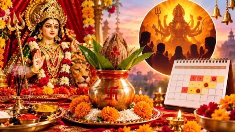 शारदीय नवरात्र में कलश स्थापना का शुभ समय क्या है? जानें 11 अक्टूबर का मुहूर्त और मां शैलपुत्री की पूजा विधि