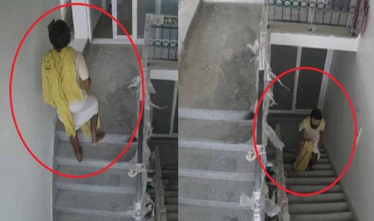 प्रेमानंद के शिष्य दीपक की मौत का नया CCTV, कथित तौर पर खुद को घायल करने के बाद चौथी मंजिल पहुंचा