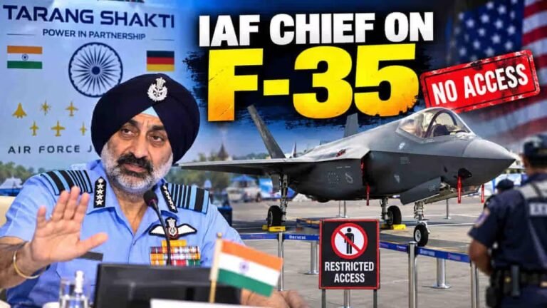 अमेरिका के F-35 और रूस के Su-57 पर भारत का रुख साफ, वायुसेना प्रमुख ने क्या कहा?
