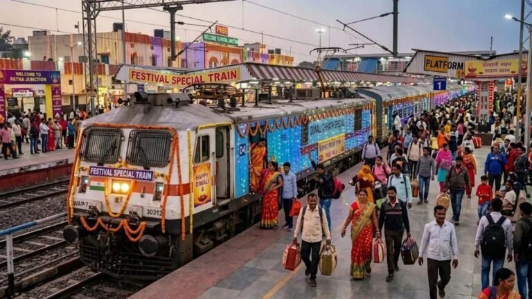 त्योहारी सीजन में यात्रियों को राहत, नवंबर-दिसंबर तक चलेंगी कई स्पेशल ट्रेनें