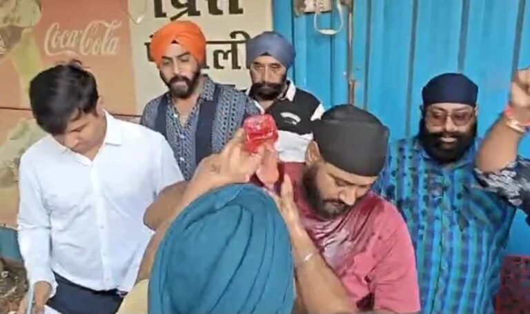 ढाबे पर कार्रवाई के दौरान रायपुर में हंगामा, संचालक ने खुद पर पेट्रोल डालकर दी धमकी