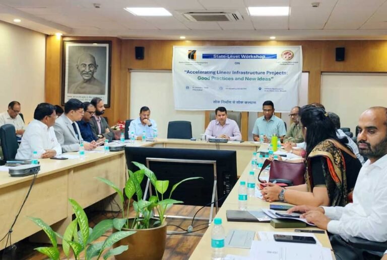 लीनियर इंफ्रास्ट्रक्चर परियोजनाओं में आने वाली कठिनाइयों के समाधान एवं श्रेष्ठ कार्यप्रणालियों पर हुआ विचार-विमर्श
